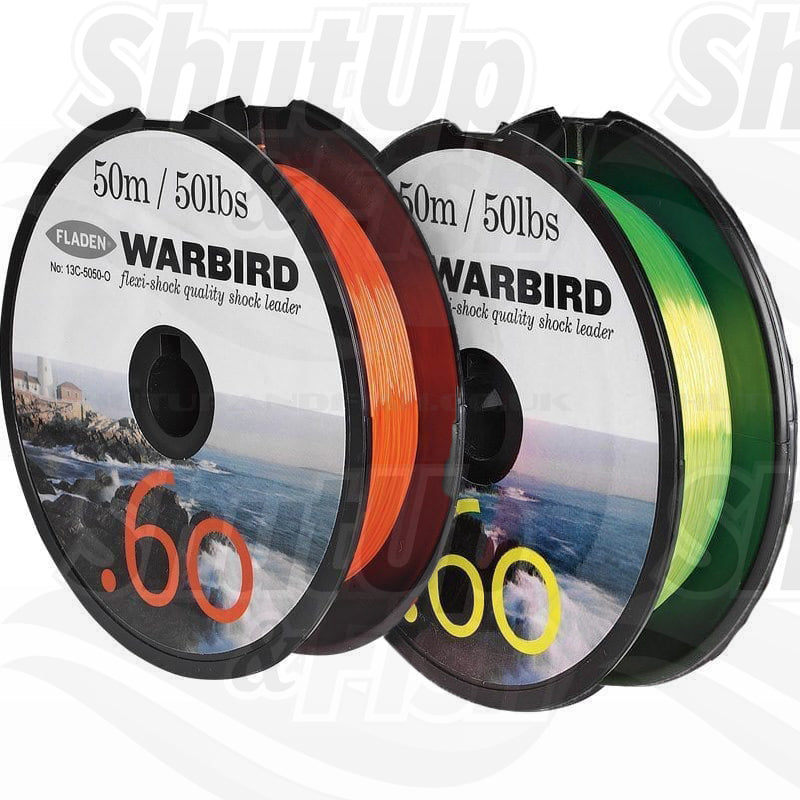Fladen Flexi Shock Leader Fishing Line 50m 50lbs Choice Of Colour