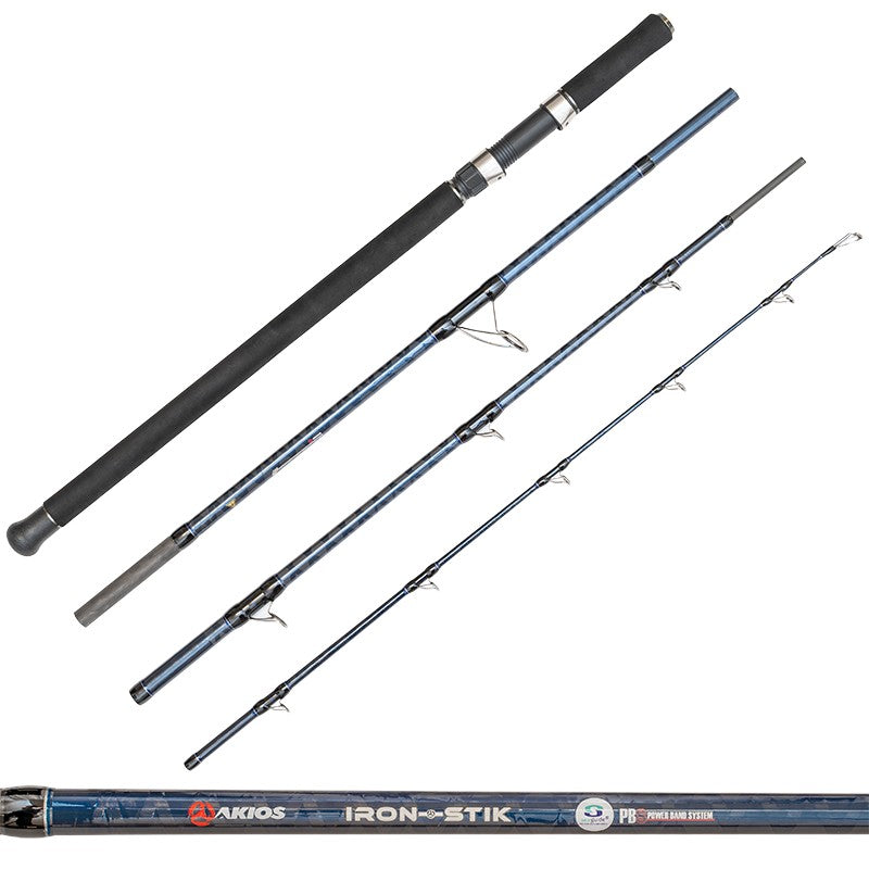Akios Iron-Stik 4 Piece Travel Fishing Rod 60-160g CW