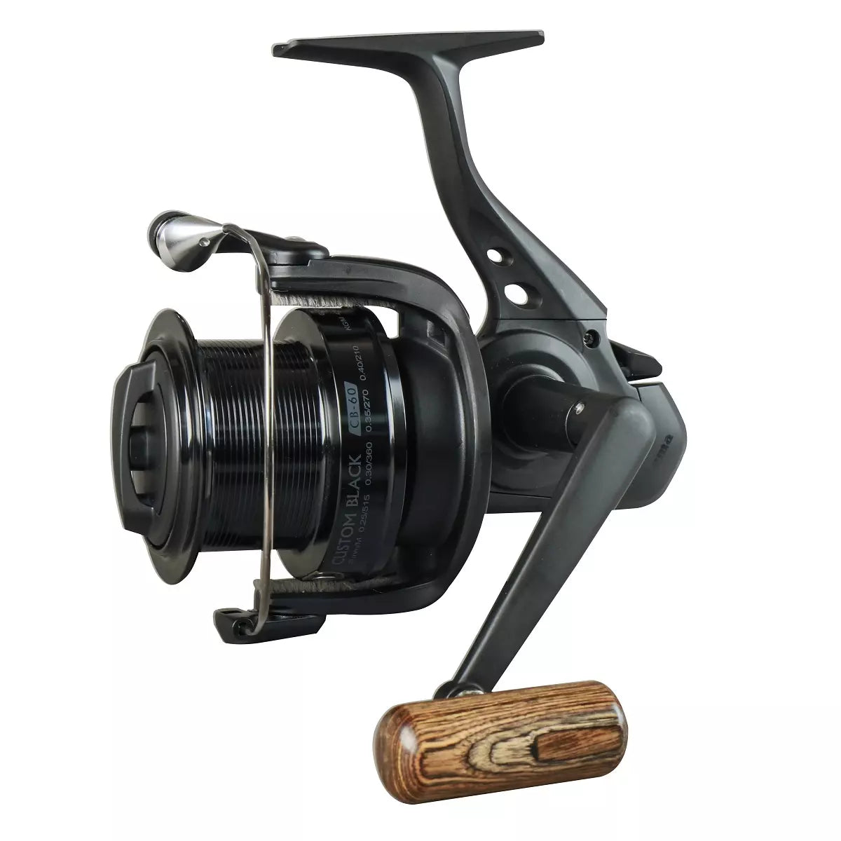 Okuma Custom Black Fixed Spool Fishing Reel