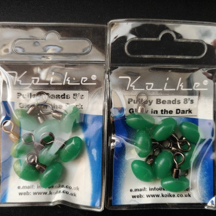Koike Sea Fishing Pulley Beads - Red Or Luminous Green Colour