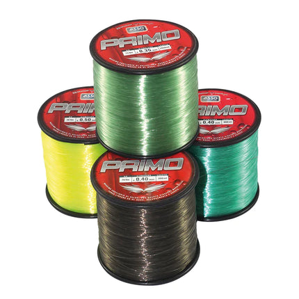 Asso Primo Fishing Line Various Colours And Breaking Strains