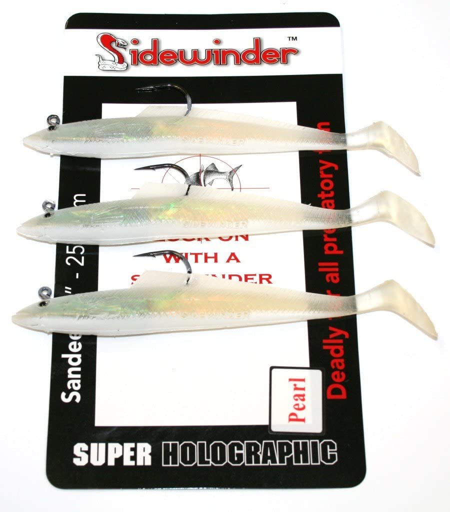 Sidewinder Lures Pearl Sandeel Fishing Lures