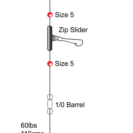 Tronixpro Ground Sea Fishing Rig 6/0