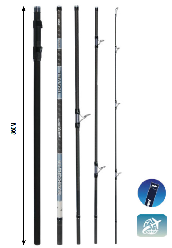 New Yuki Saikou Travel Rod: Beach Fishing Power in a Compact Package