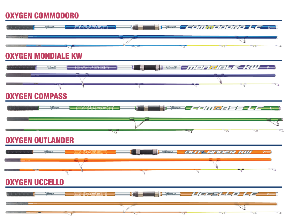 Vercelli Oxygen Beach Fishing Rods