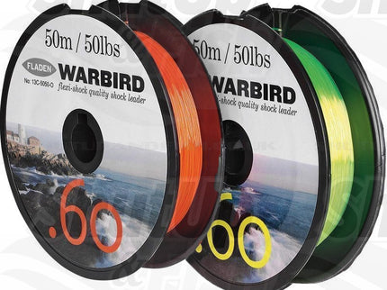 Fladen Flexi Shock Leader Fishing Line 50m 50lbs Choice Of Colour