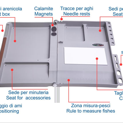 Stonfo Fishing Folding Bait Tray