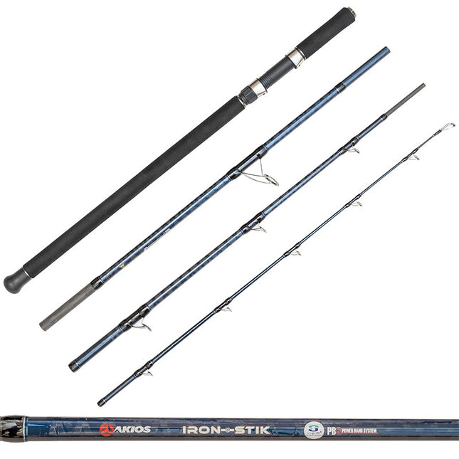 Akios Iron-Stik 4 Piece Travel Fishing Rod 60-160g CW