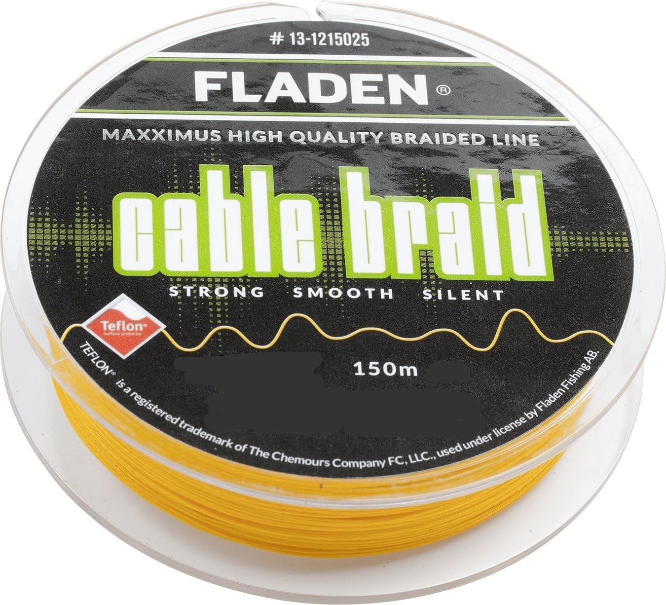 Fladen Cable Braid Yellow High Quality Braided Fishing Line 150m