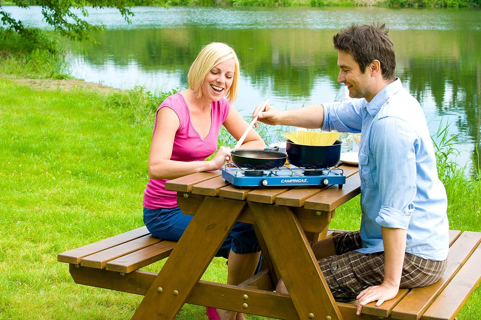 Campingaz Base Camp Compact Gas Stove with 2 Burners
