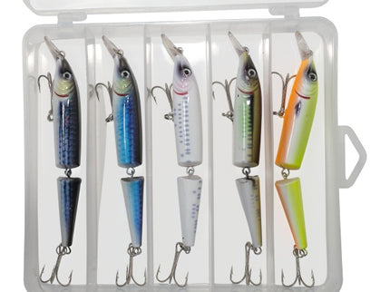 Axia Joiner Floating Topwater Bass Fishing Lures 130mm 13.1g - 5 Lures In Box