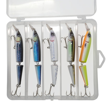 Axia Joiner Floating Topwater Bass Fishing Lures 130mm 13.1g - 5 Lures In Box