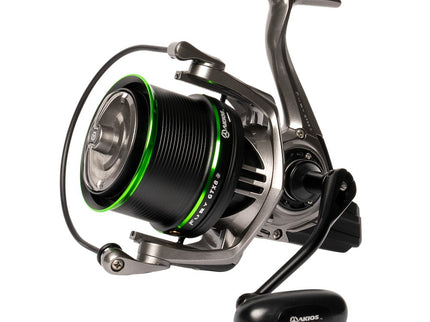 Akios Fury GTX8 Fixed Spool Fishing Reel + Spare Spool