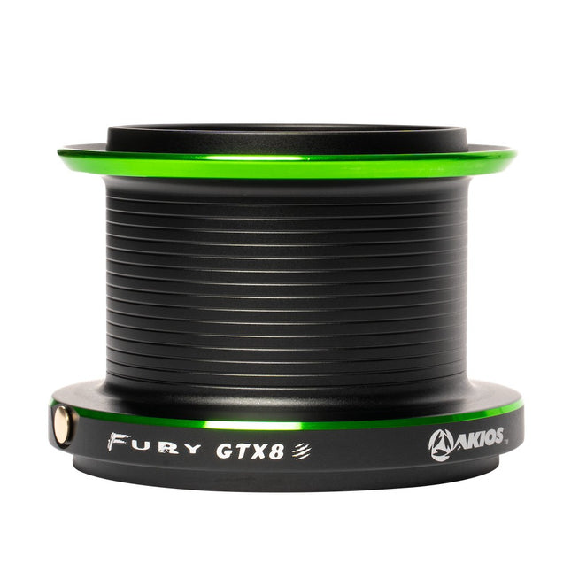 Akios Fury GTX8 Fixed Spool Fishing Reel + Spare Spool