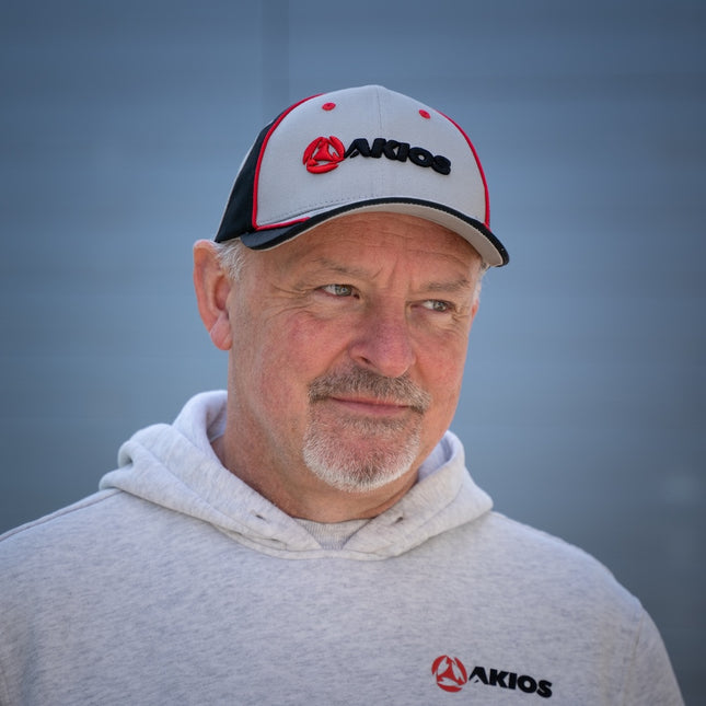 Akios Fishing Grey Baseball Cap