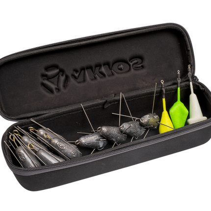 Akios Fishing Rigid Lead Lugger Case - Rigid Bag For Carrying Fishing Weights