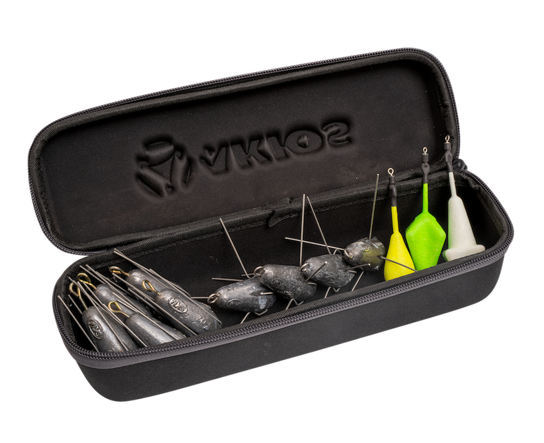 Akios Fishing Rigid Lead Lugger Case - Rigid Bag For Carrying Fishing Weights