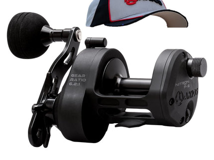 Akios Nitron F16 Multiplier Fishing Reel With Free Akios Cap