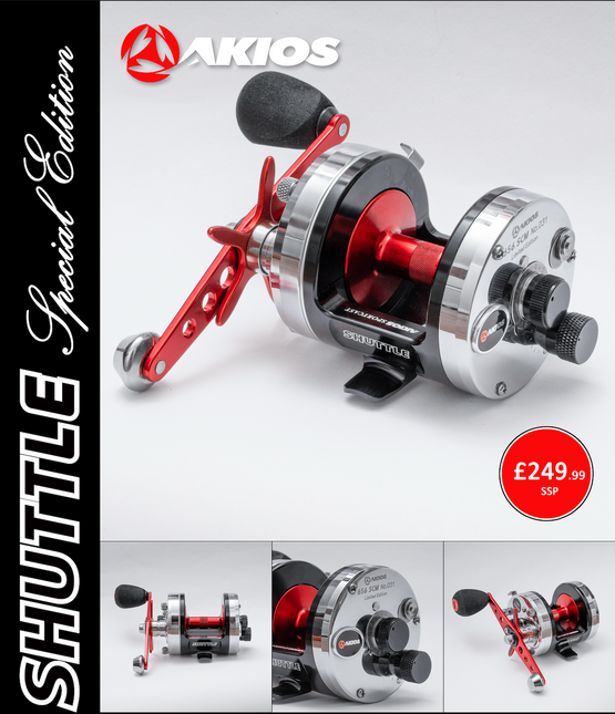 Akios Shuttle 656 SCM Special Edition Multiplier Fishing Reel