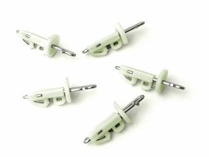25 x Gemini Sea Fishing Splash Down Solo Hook Bait Clips - Red Or Glow Colours
