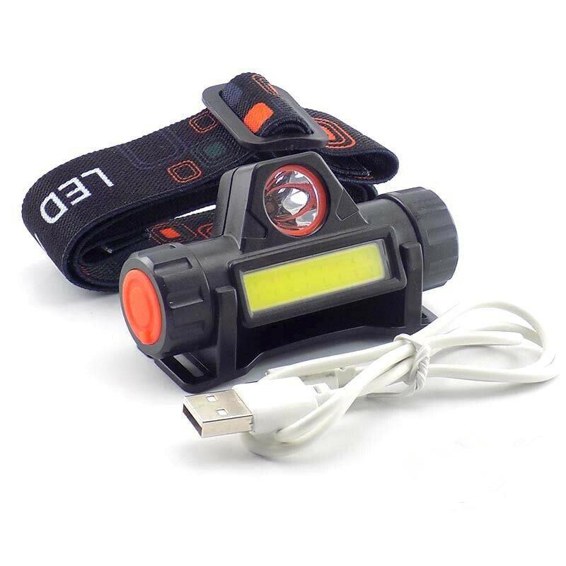 Brookstone Rechargeable COB Led Headlight Torch