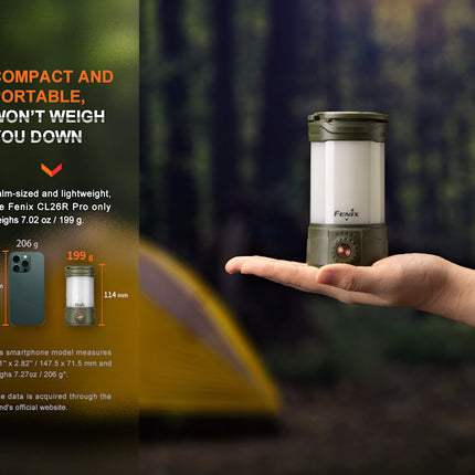 Fenix CL26R Pro Rechargeable Multi Beam Lantern