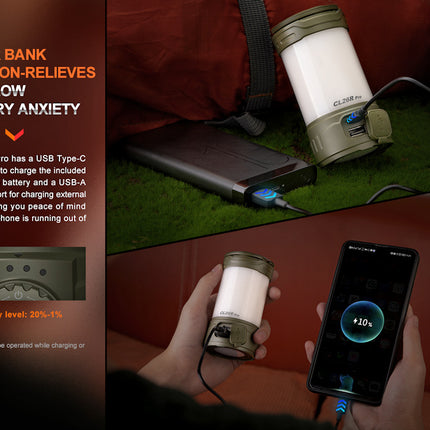 Fenix CL26R Pro Rechargeable Multi Beam Lantern