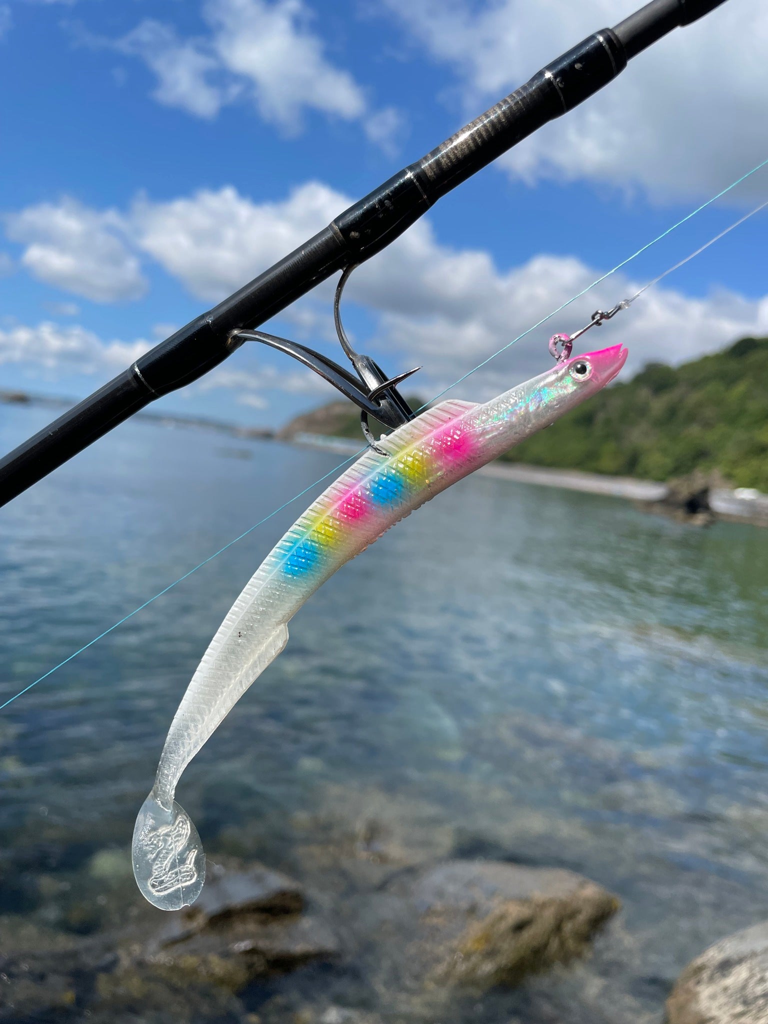 Sidewinder Candy King Skerries Eel Sandeel Fishing Lures 6" Size