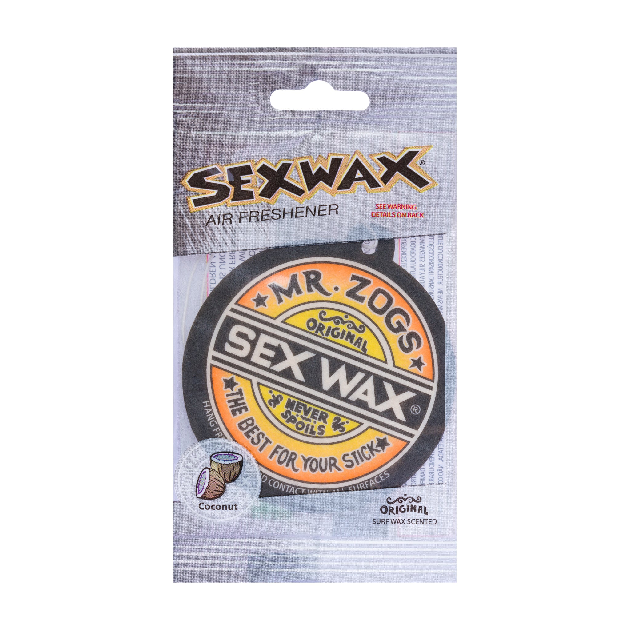 Sex Wax Air Freshener 4 Scents Available Ideal For Car Van And Campers