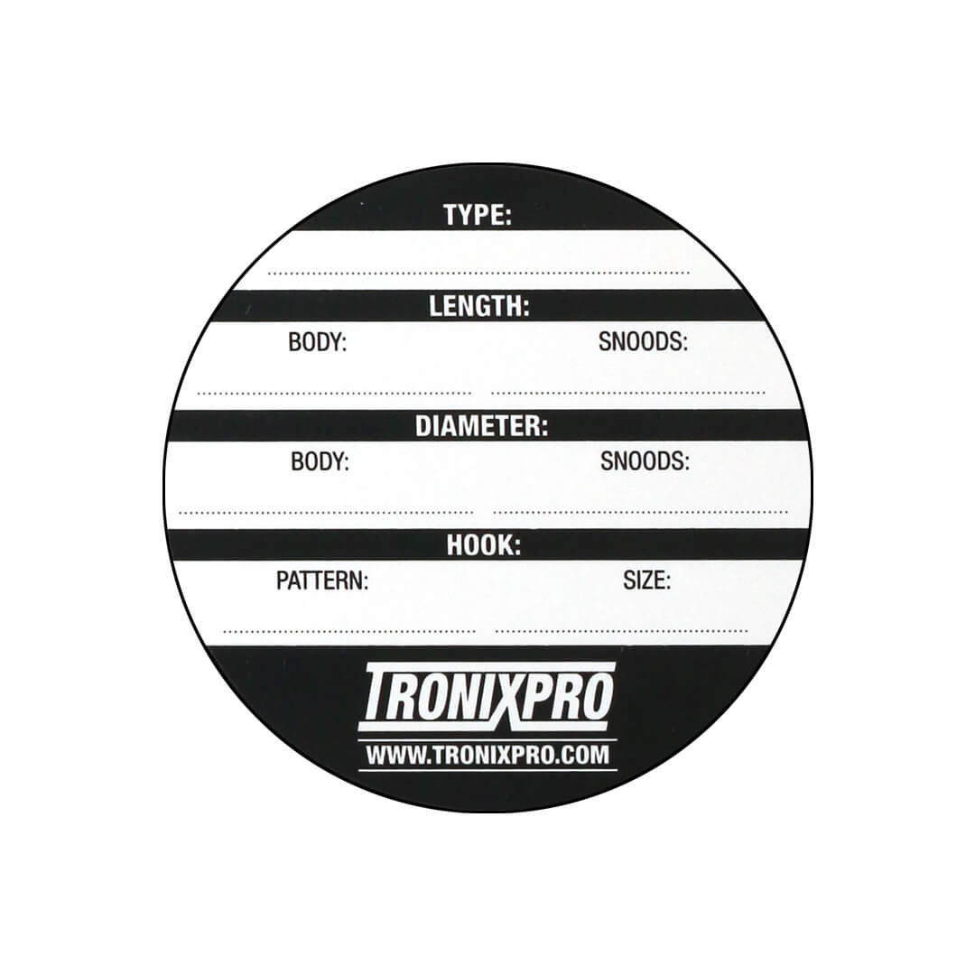 Tronixpro Rig Winder Labels | 6.5cm