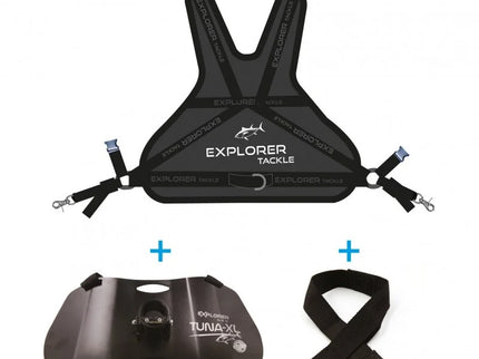 Explorer Fishing Tackle Tuna XL Combo Harness And Butt Pad