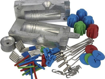 Gemini Splash Down Fishing Sinker Mould Kit System 100+