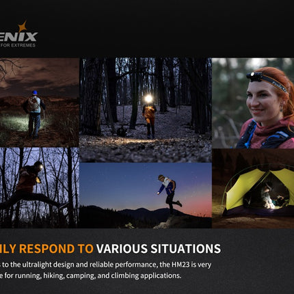 Fenix HM23 Head Torch AA Headlamp 240 Lumens