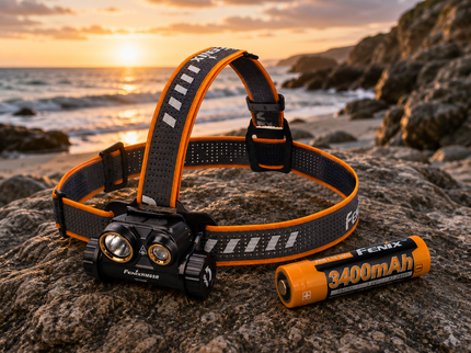 Fenix HM65R Head Lamp Torch Bundle Supplied With A Spare Battery