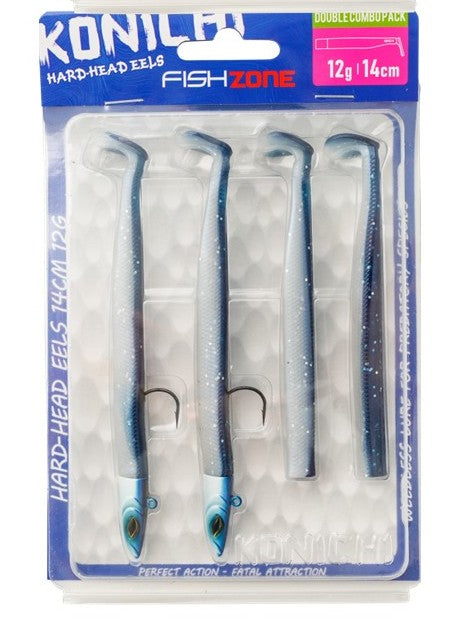 Konichi Hard Head Eels Bass Fishing Lures 12g 14cm