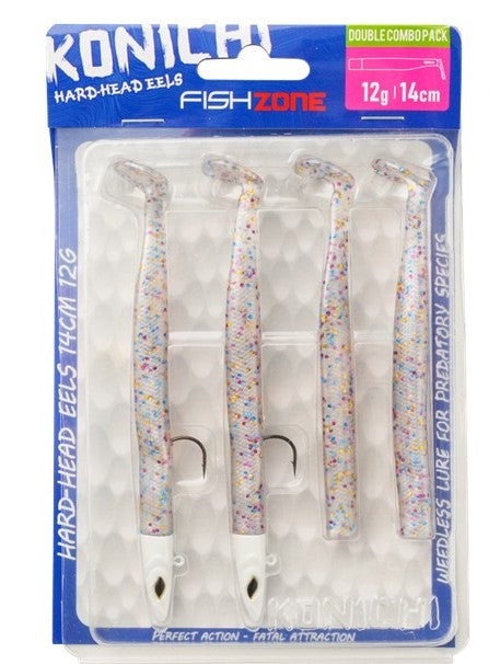 Konichi Hard Head Eels Bass Fishing Lures 12g 14cm