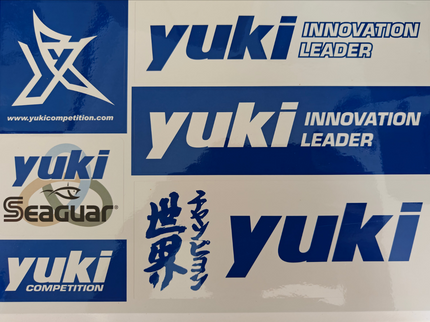 Yuki Fishing Seat Box Stickers