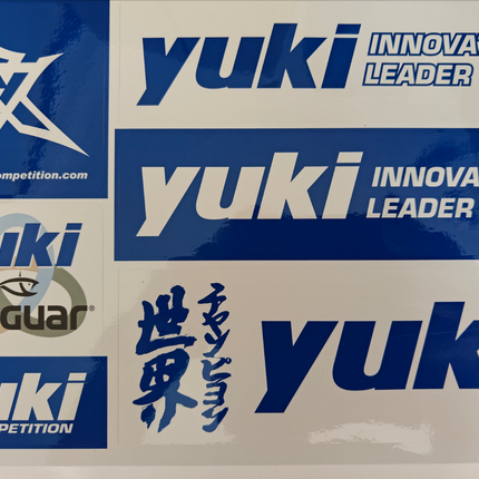 Yuki Fishing Seat Box Stickers