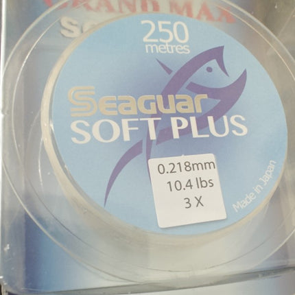 Seaguar Grand Max Soft Plus Flurocarbon Fishing Line 250m Spools