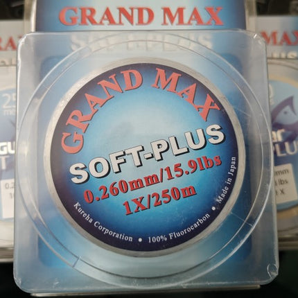 Seaguar Grand Max Soft Plus Flurocarbon Fishing Line 250m Spools