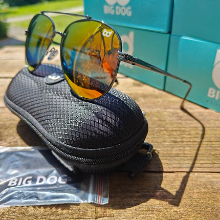 Big Dog Eagle Polarised Sunglasses With Hard Case