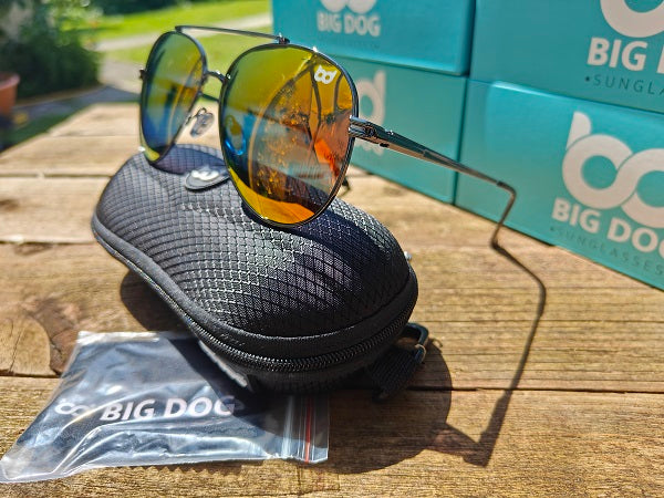 Big Dog Eagle Aviator Polarised Sunglasses