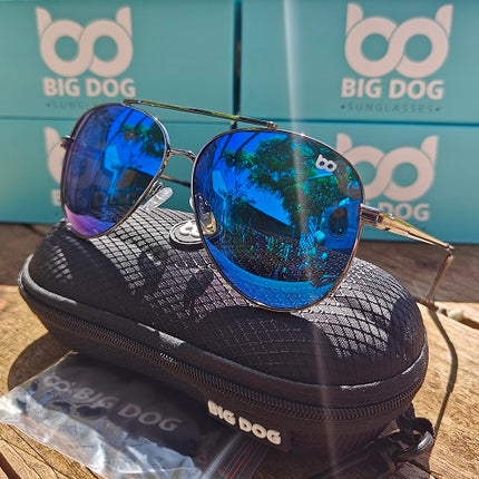 Big Dog Eagle Polarised Sunglasses With Hard Case