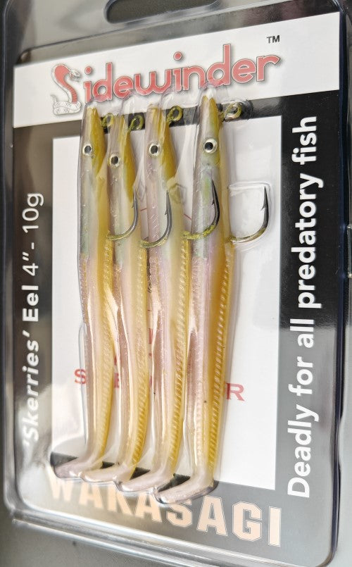 Sidewinder Lures Wakasagi Skerries Eel Fishing Lures