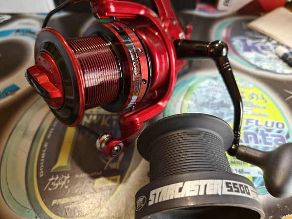 Lineaeffe Starcaster Fixed Spool Fishing Reel 4+1 BB Includes Spare Sp