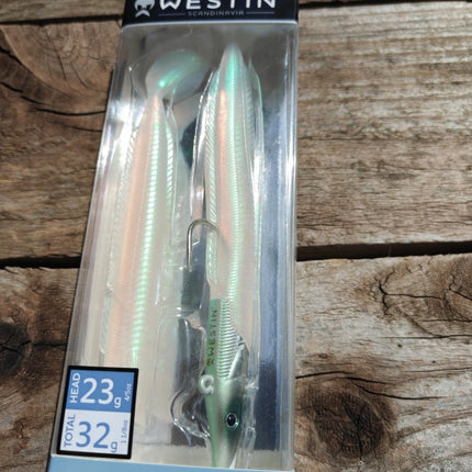 Westin Limited Edition Sandy Andy Jig Bass Fishing Lures Green and Purple Pearlescent Colours