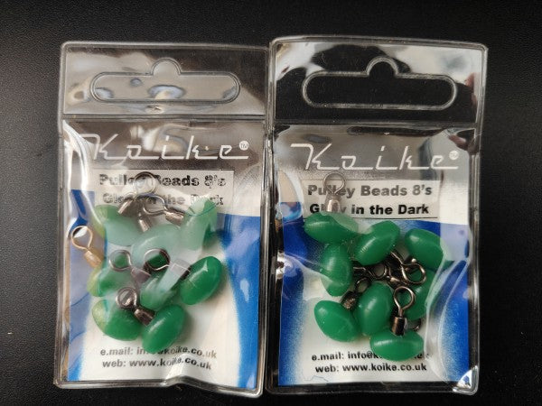 Koike Sea Fishing Pulley Beads - Red Or Luminous Green Colour
