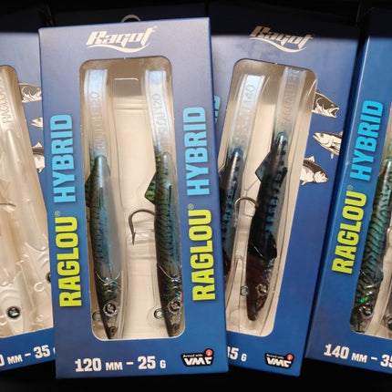 Ragot Raglou Hybrid Pre Rigged Soft Fishing Lures Pack Of Two
