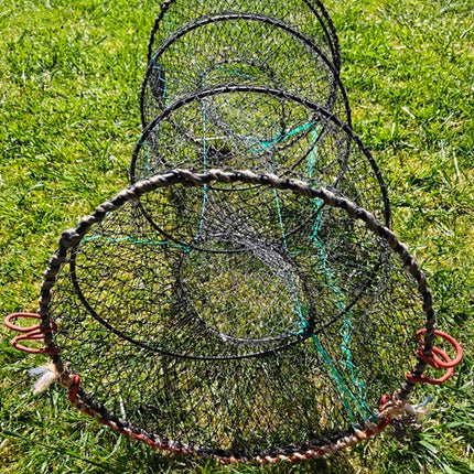 Koike Prawn Shrimp Crayfish Collapsible Fishing Net Trap (Zip Free)