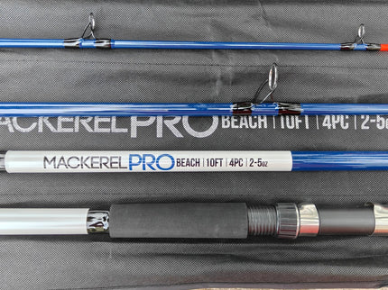 Ex Display Seatech Mackerel Pro Beach 10ft 4 Piece Travel Fishing Rod